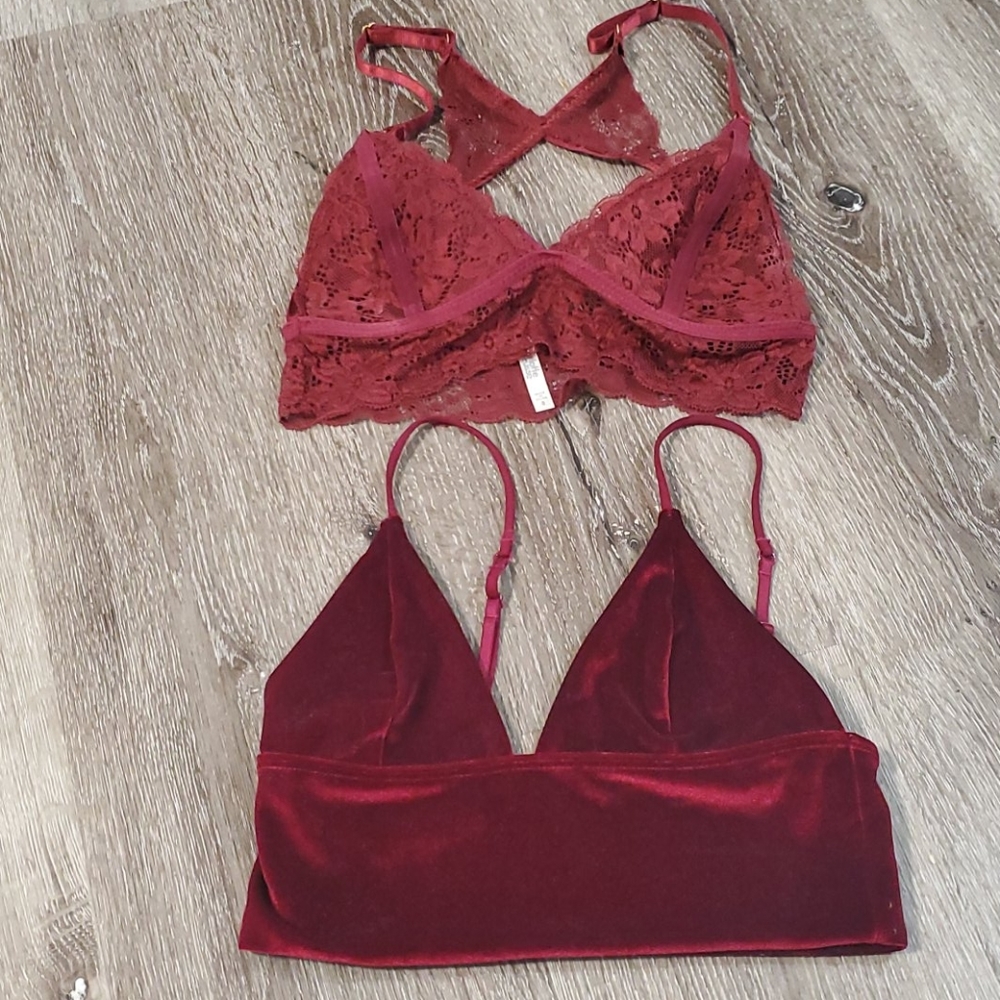 Red bralette bundle